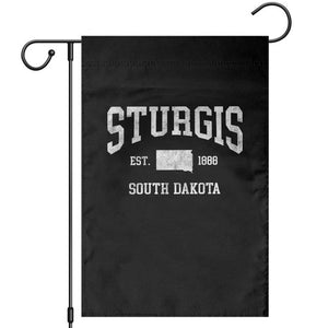 Sturgis South Dakota Est 1888 Garden Flag Vintage SD State Map Pride TS11 Black Print Your Wear