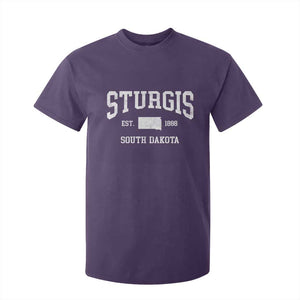 Sturgis South Dakota Est 1888 T Shirt For Kid Vintage SD State Map Pride TS11 Purple Print Your Wear