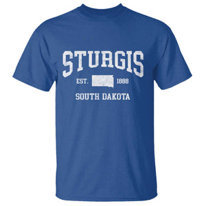 Sturgis South Dakota Est 1888 T Shirt Vintage SD State Map Pride TS11 Royal Blue Print Your Wear
