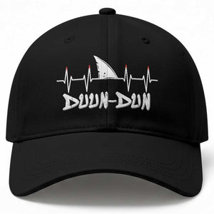 Funny Shark Heartbeat EKG Dunn Ocean Wildlife Baseball Cap TS11 Print Your Wear