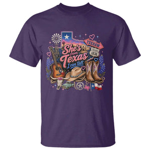 She Is From Texas I Can Tell T Shirt Texas Girl Pride TS11 Purple Print Your Wear
