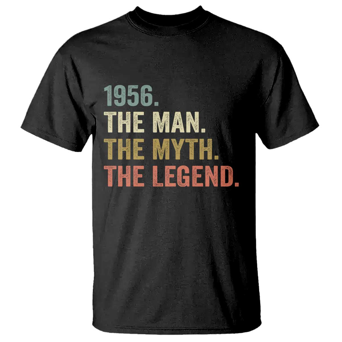 Funny 70th Birthday Retro 1956 The Man The Myth The Legend T Shirt 70 Years Old Gifts