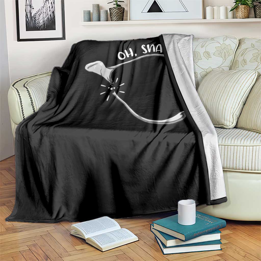 Funny Thanksgiving Oh Snap Throw Blanket Turkey Wishbone TS11 Print Your Wear