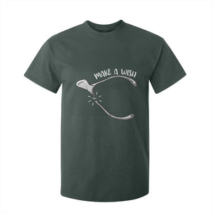 Funny Thanksgiving Turkey Wishbone T Shirt For Kid Make A Wish Chicken Turkey TS11 Dark Forest Green Print Your Wear