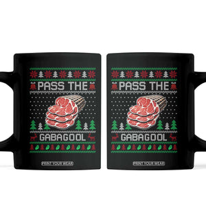 Funny Pass The Gabagool Christmas Coffee Mug Italian Food TS11 Black Print Your Wear