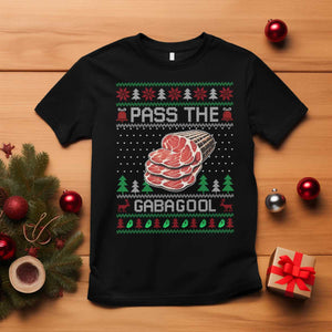 Funny Pass The Gabagool Christmas T Shirt Italian Food TS11 Black Print Your Wear