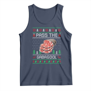Funny Pass The Gabagool Christmas Tank Top Italian Food TS11 Navy Print Your Wear
