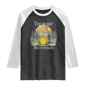 Not All Those Who Wander Are Lost Nevermind Raglan Shirt Funny RPG Parody Gamer TS11 Black White Print Your Wear