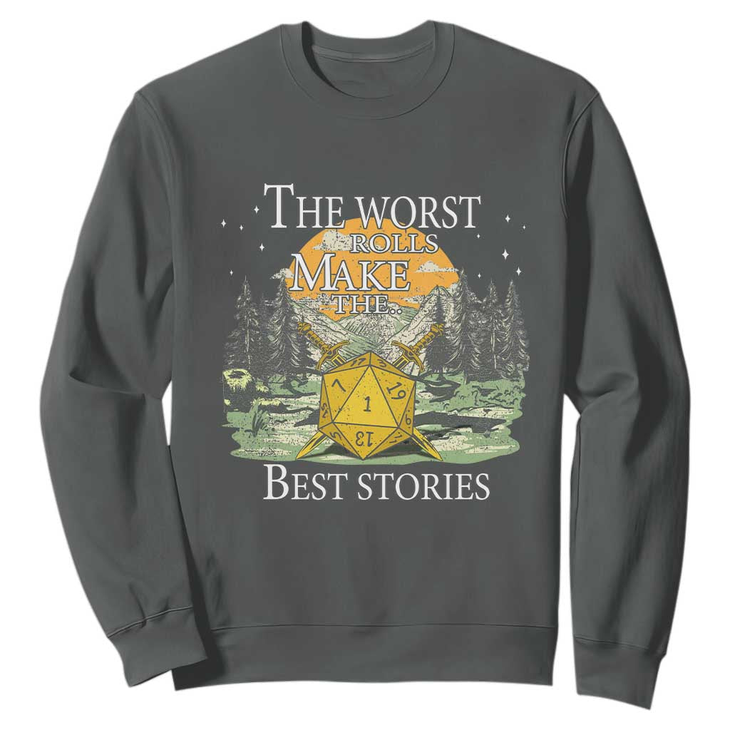 Not All Those Who Wander Are Lost Nevermind Sweatshirt Funny RPG Parody Gamer TS11 Dark Heather Print Your Wear