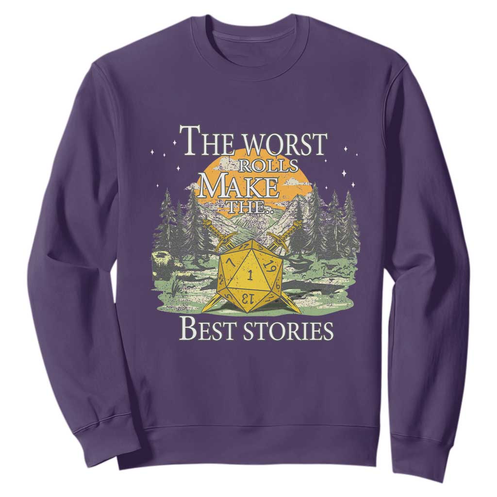 Not All Those Who Wander Are Lost Nevermind Sweatshirt Funny RPG Parody Gamer TS11 Purple Print Your Wear