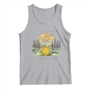 Not All Those Who Wander Are Lost Nevermind Tank Top Funny RPG Parody Gamer TS11 Athletic Heather Print Your Wear