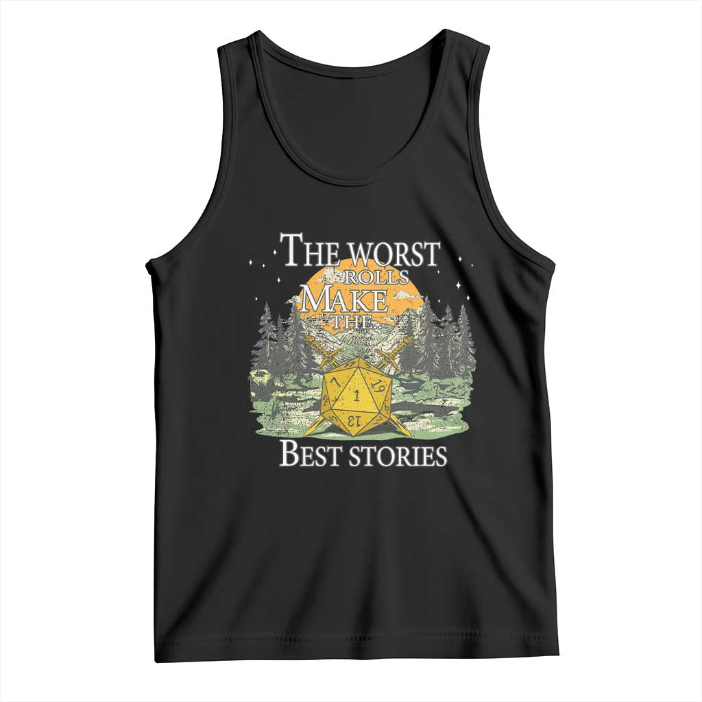 Not All Those Who Wander Are Lost Nevermind Tank Top Funny RPG Parody Gamer TS11 Black Print Your Wear