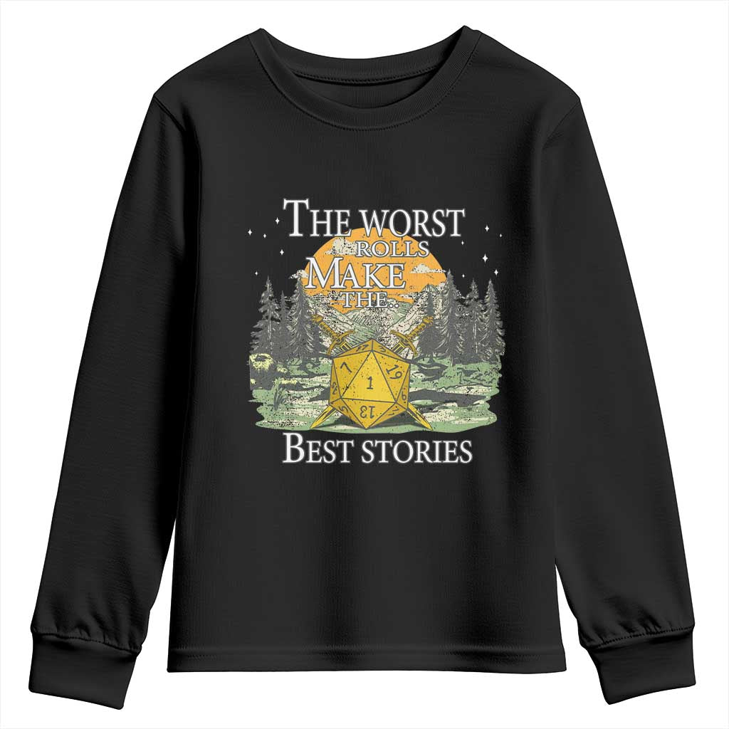 Not All Those Who Wander Are Lost Nevermind Youth Sweatshirt Funny RPG Parody Gamer TS11 Black Print Your Wear