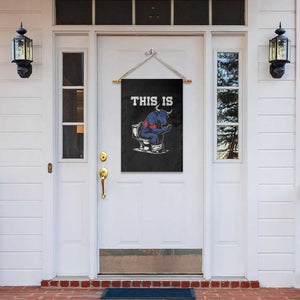 This Is Bullshit Garden Flag Funny Cow Buffalo Toilet TS11 Print Your Wear