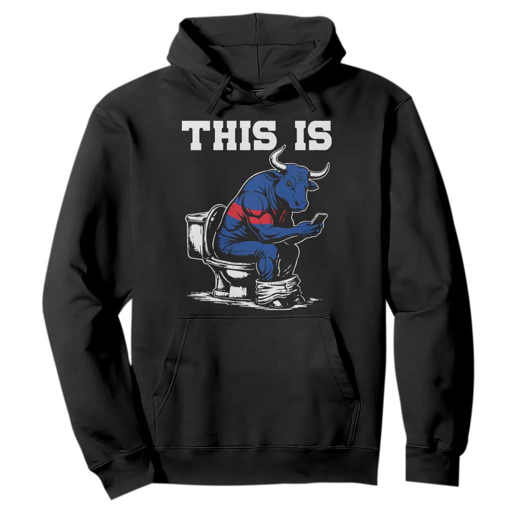 This Is Bullshit Hoodie Funny Cow Buffalo Toilet TS11 Black Print Your Wear