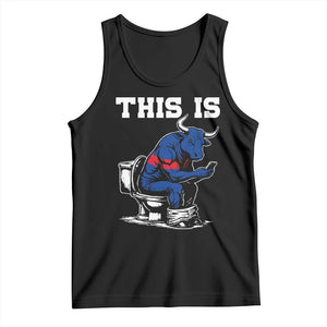This Is Bullshit Tank Top Funny Cow Buffalo Toilet TS11 Black Print Your Wear