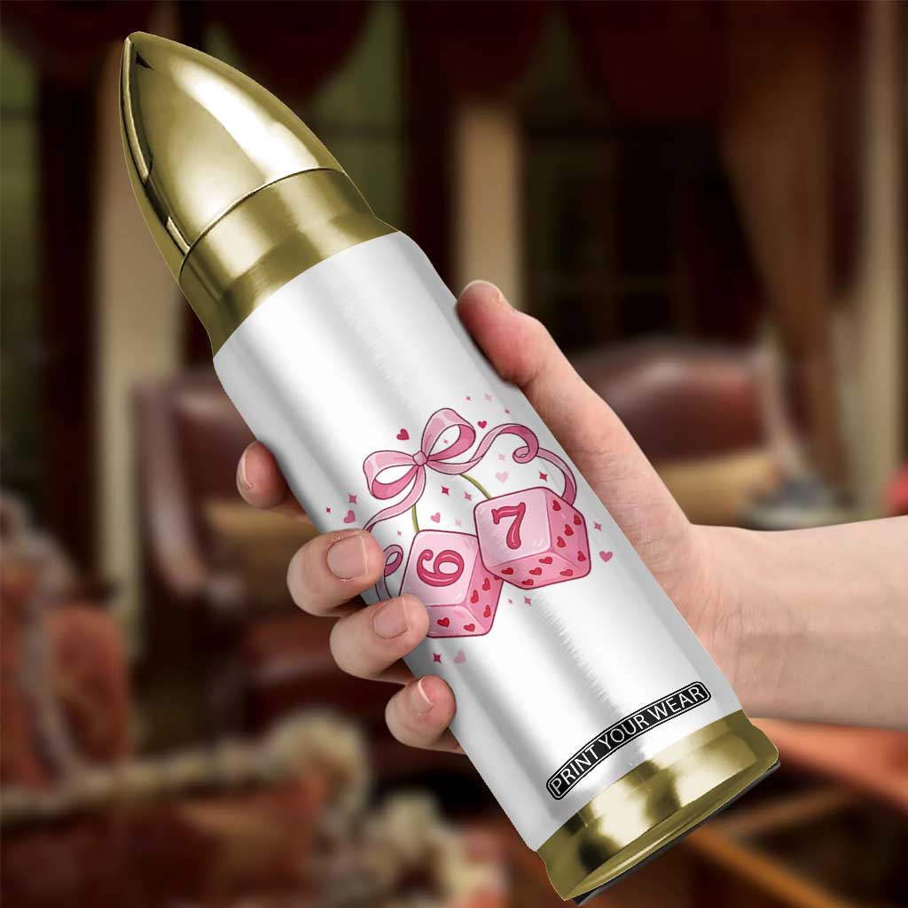 Funny 67 Dice Valentines Day Six Seven Meme Coquette Bullet Tumbler TS11 Print Your Wear