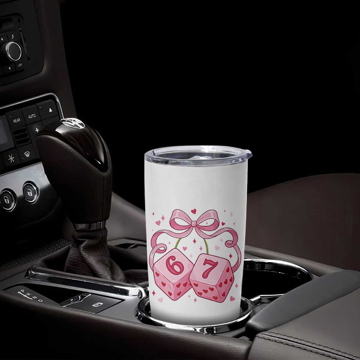 Funny 67 Dice Valentines Day Six Seven Meme Coquette Tumbler Cup TS11 Print Your Wear