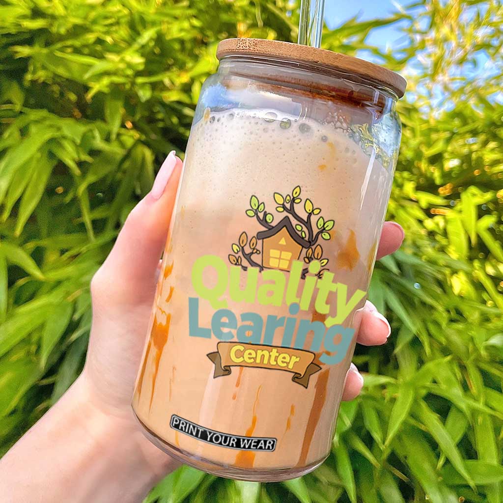 Funny Day Care Glass Can Minnesota Learing Center Learning School Quote TS11 Black Print Your Wear