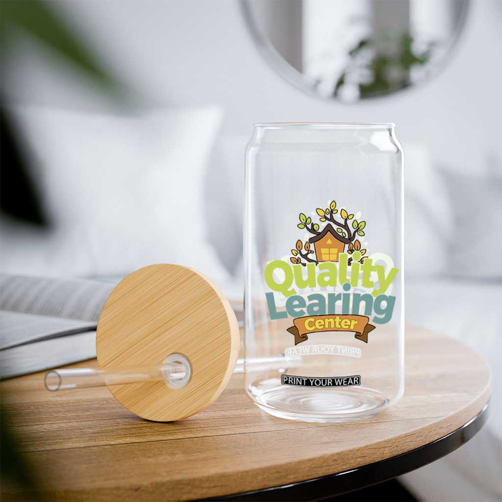 Funny Day Care Glass Can Minnesota Learing Center Learning School Quote TS11 Print Your Wear