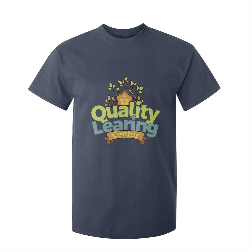 Funny Day Care T Shirt For Kid Minnesota Learing Center Learning School Quote TS11 Navy Print Your Wear