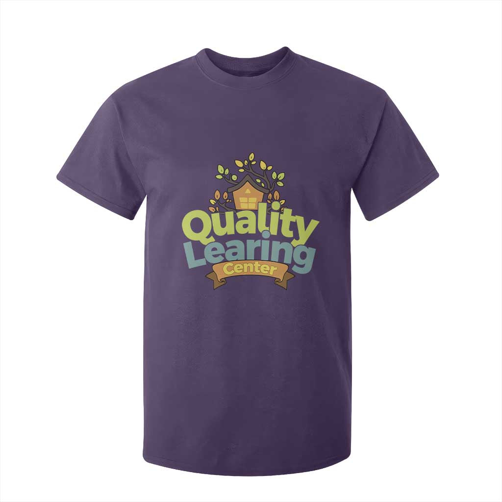 Funny Day Care T Shirt For Kid Minnesota Learing Center Learning School Quote TS11 Purple Print Your Wear