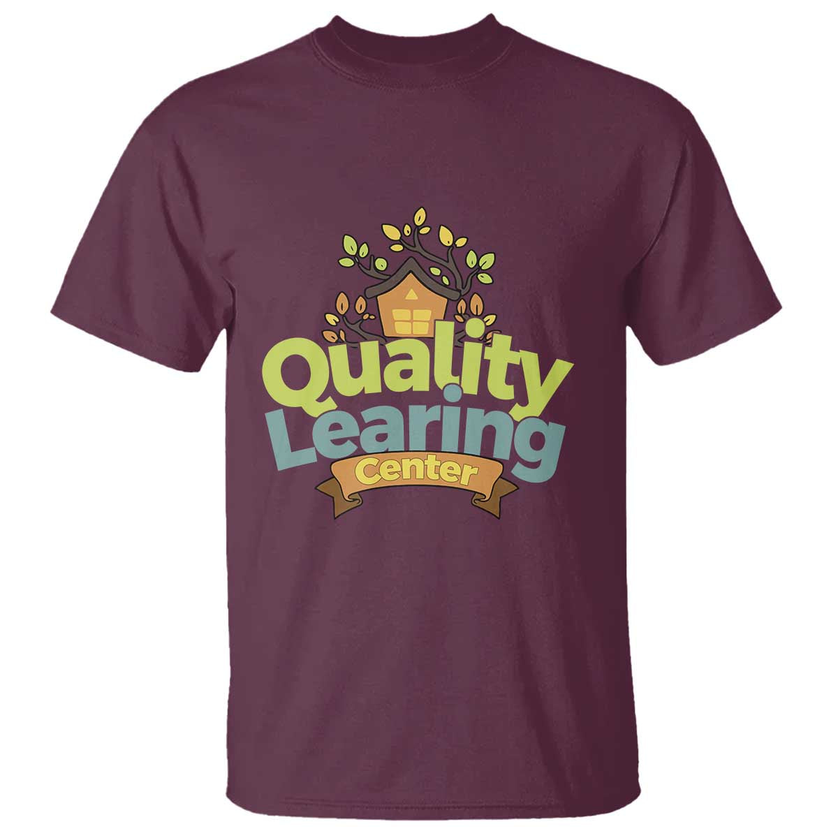 Funny Day Care T Shirt Minnesota Learing Center Learning School Quote TS11 Maroon Print Your Wear