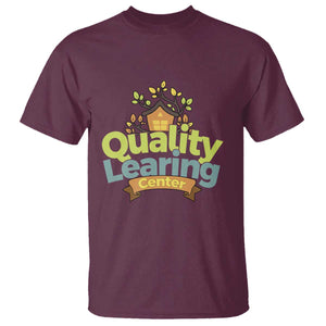 Funny Day Care T Shirt Minnesota Learing Center Learning School Quote TS11 Maroon Print Your Wear