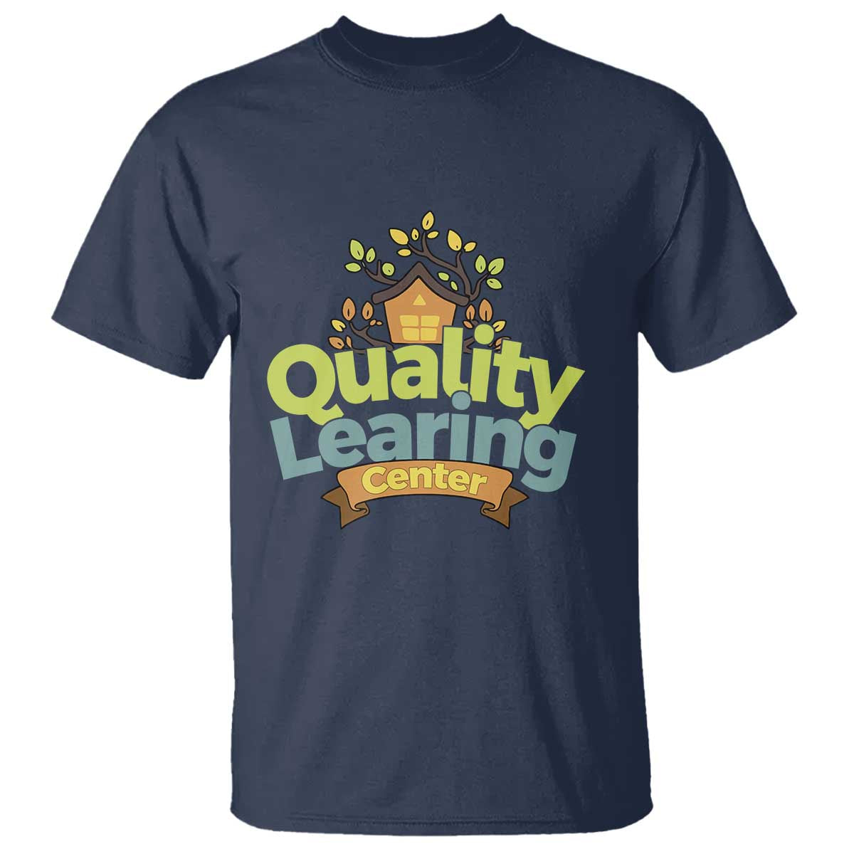 Funny Day Care T Shirt Minnesota Learing Center Learning School Quote TS11 Navy Print Your Wear