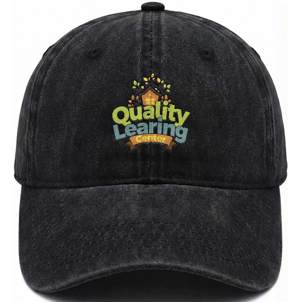 Funny Day Care Washed Cotton Baseball Cap Minnesota Learing Center Learning School Quote TS11 Print Your Wear