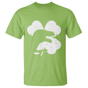 Funny St Patricks Day Dinosaur Shamrock T Shirt TS11 Lime Print Your Wear