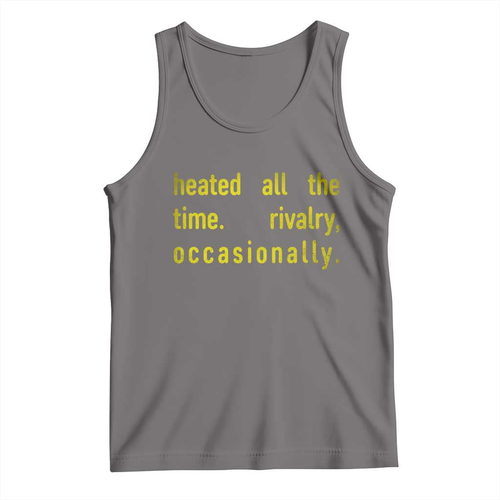 Funny Heated All The Time Rivalry Occasionally Tank Top LGBT Ice Hockey TS11 Deep Heather Print Your Wear