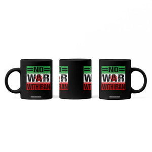 No War With Iran Coffee Mug Freedom For Iranians Vintage Iran Flag TS11 Print Your Wear