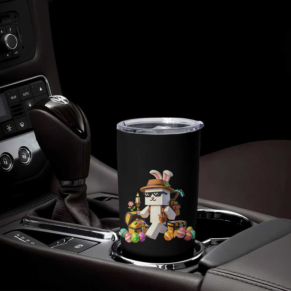Funny Easter Day Bunny Miner Egg Video Game Tumbler Cup TS11 Print Your Wear