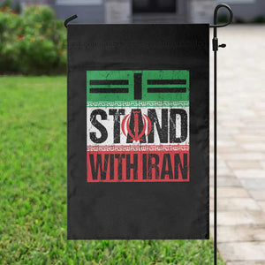 I Stand With Iran Garden Flag Iranian People Freedom Protest TS11 Print Your Wear