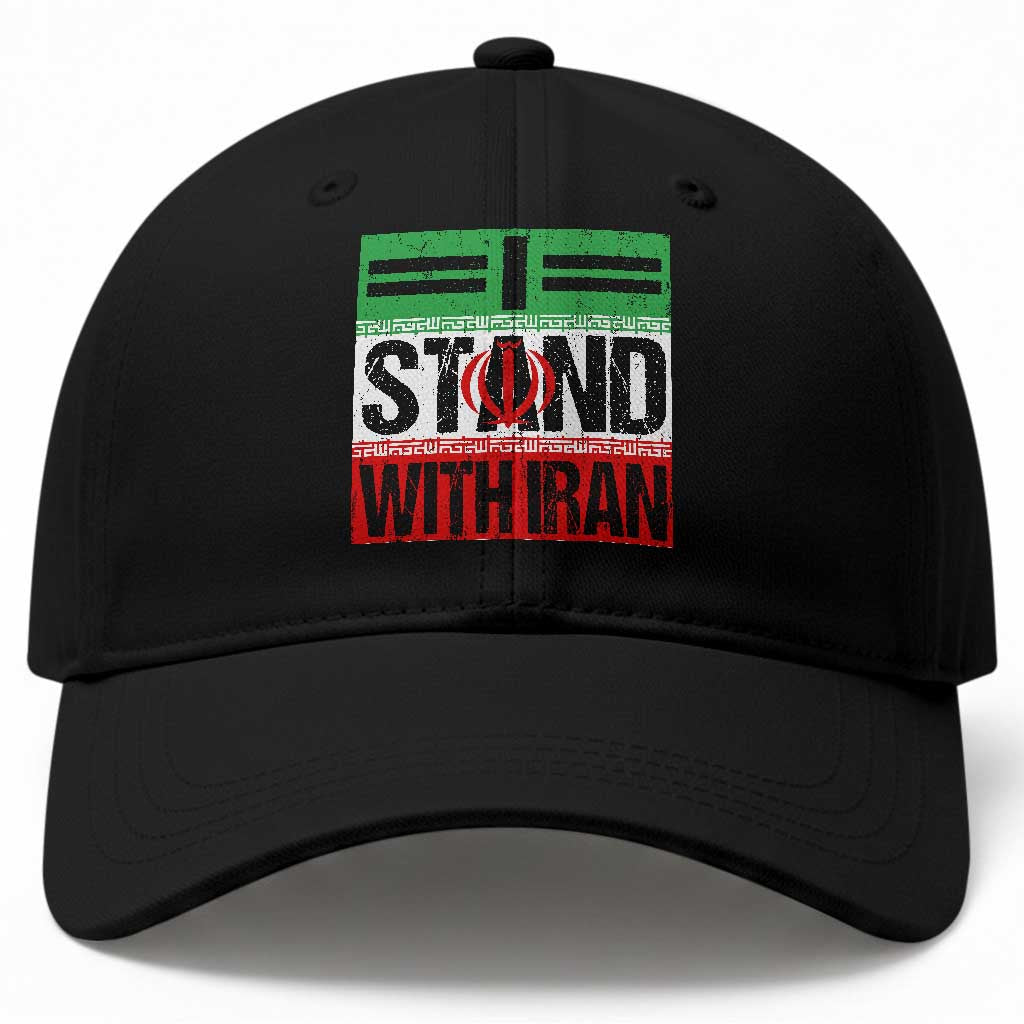 I Stand With Iran Baseball Cap Iranian People Freedom Protest TS11 Print Your Wear