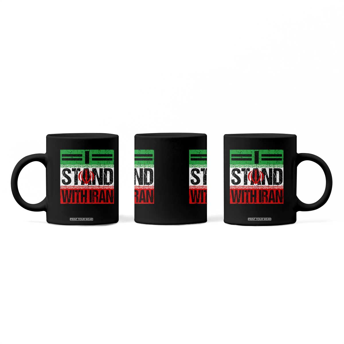 I Stand With Iran Coffee Mug Iranian People Freedom Protest TS11 Print Your Wear