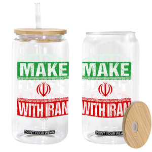 Make Peace With Iran Glass Can Peace Pacifist Stop War In Middle East TS11 Print Your Wear