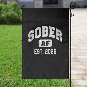 Sober AF 2026 AA Recovery Achiever Sobriety Anniversary Garden Flag TS11 Print Your Wear