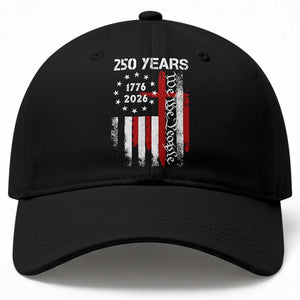 250 Years America Anniversary Christian USA Flag Baseball Cap TS11 Print Your Wear