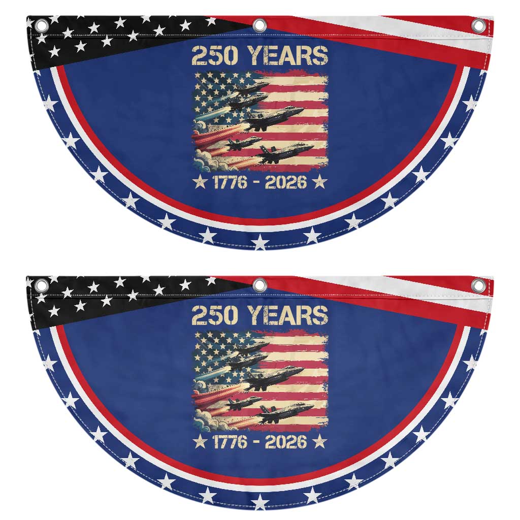 USA 250 Years 1776 2026 Jets Trail American Flag Patriotic Fan Flag TS11 2pcs pack Classic Navy Print Your Wear