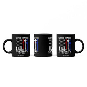 USA 250th Anniversary Coffee Mug Vintage American Flag Jets Semiquincentennial TS11 Print Your Wear