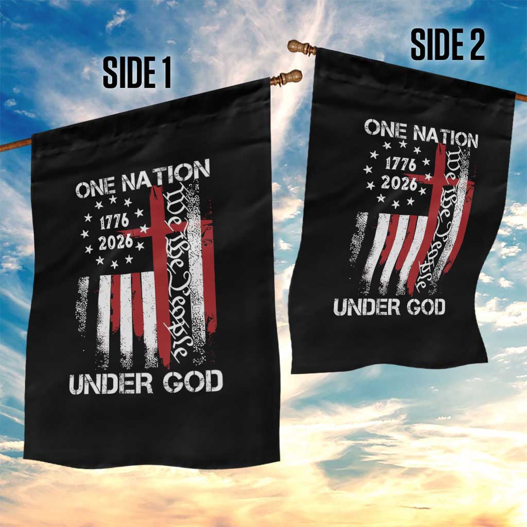 One Nation Under God 250 Years Garden Flag 250th Anniversary USA TS11 Print Your Wear