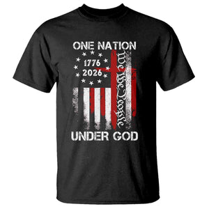 One Nation Under God 250 Years T Shirt 250th Anniversary USA TS11 Black Print Your Wear