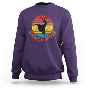 Dance Mom Sweatshirt Dance Mama Vintage Retro Dancer TS11 Purple Print Your Wear