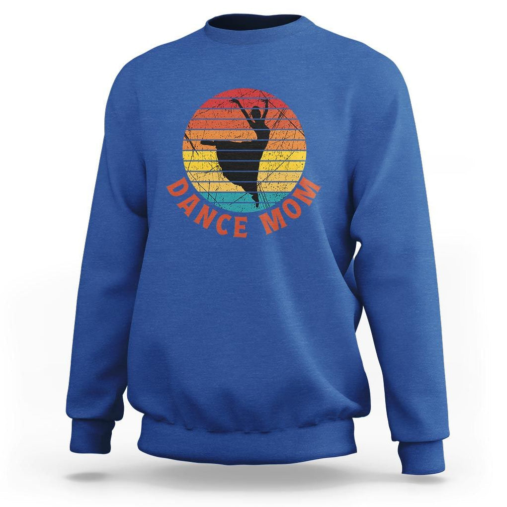 Dance Mom Sweatshirt Dance Mama Vintage Retro Dancer TS11 Royal Blue Print Your Wear