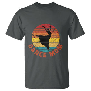 Dance Mom T Shirt Dance Mama Vintage Retro Dancer TS11 Dark Heather Print Your Wear