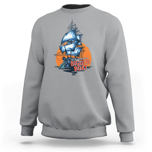 Funny Sailing Sweatshirt We're Gonna Need A Bigger Boat Vintage Boating TS11 Sport Gray Print Your Wear