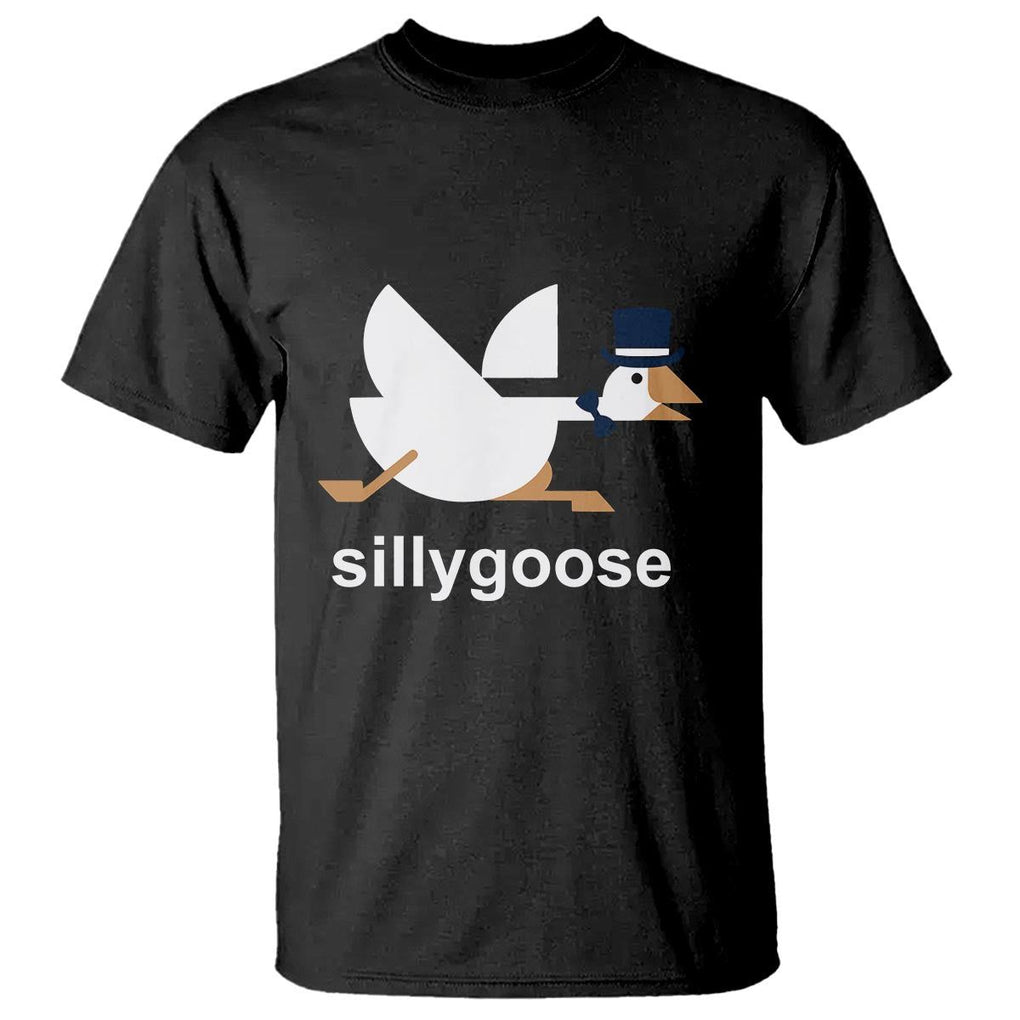 Funny Goose T Shirt Cute Silly Goose Meme Aesthetic Trendy TS11 Black Print Your Wear