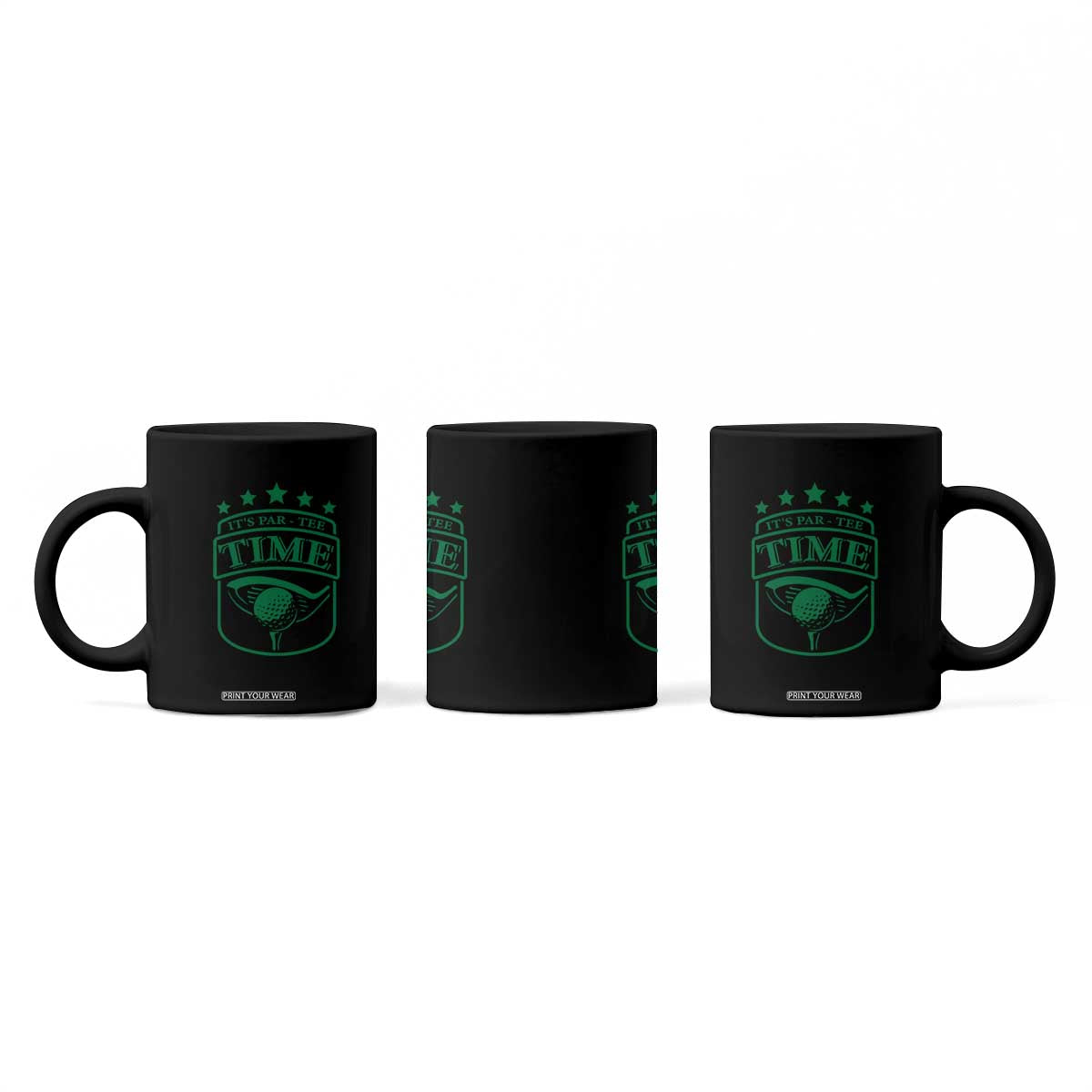 Funny Golf Lover Coffee Mug Let's Par - Tee Golfing Pun TS11 Print Your Wear